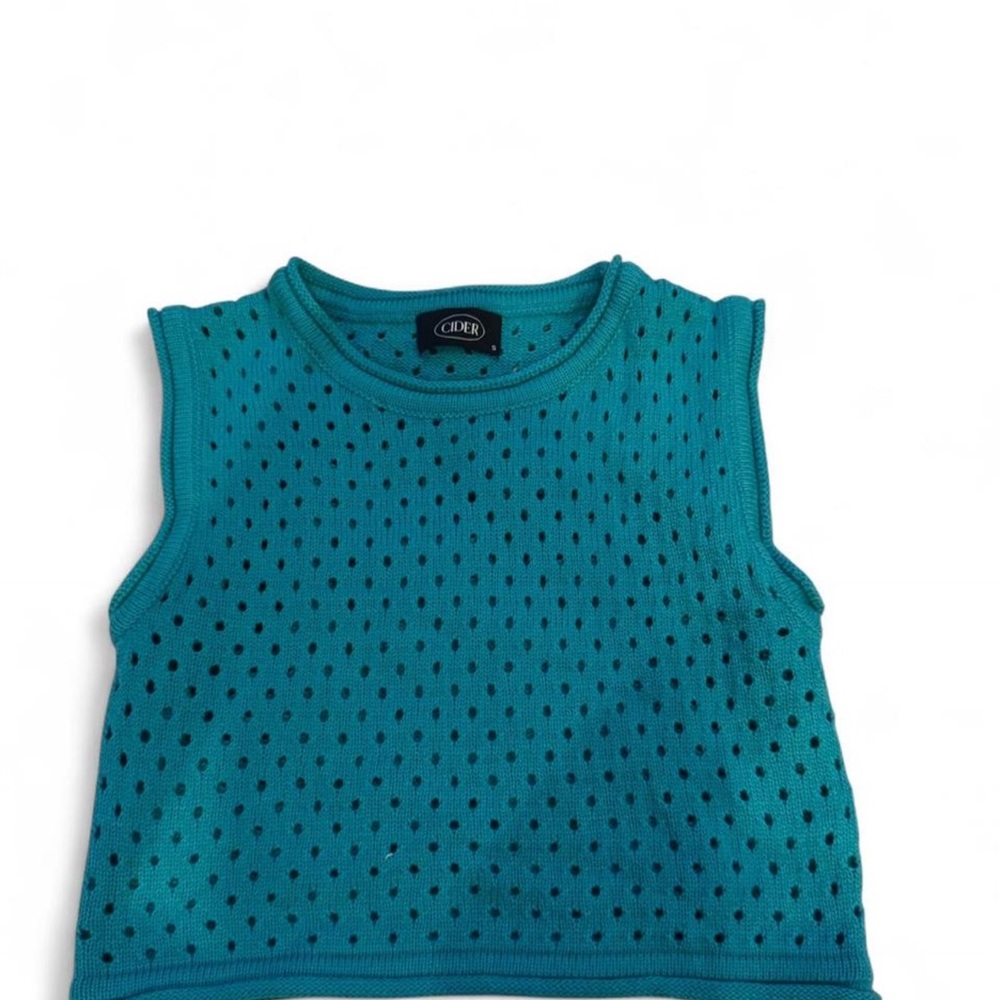 Cider Kids Aqua Sleeveless Tank Top